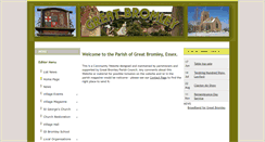 Desktop Screenshot of greatbromley.org.uk